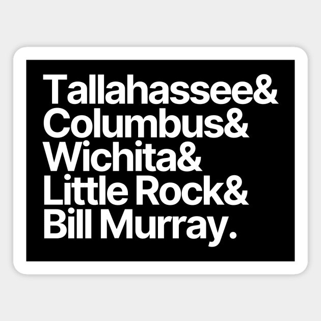 Zombieland Character List Magnet by popculturelists